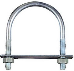 National Hardware N222-182 U-Bolt with Plate & Nuts, Zinc, 5/16 x 2-1/2 x 3-1/2