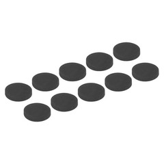 10 Pcs Non Slip Furniture Pads 28mm x 5mm, Adhesive Backed Rubber Feet
