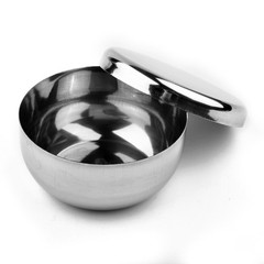 Traditional Korean Warming Bowl with Stainless Steel Cover for Rice Dish