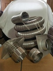 – 6 Inch X15 Ft Chimney Liner Kit – w/Flex ADP -No Tee