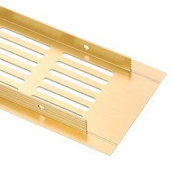 Air Intake Cover, 4Pcs 250x60mm – Aluminum Alloy Grille (Gold)