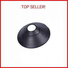 Oatey 14136 Rain Collar 1.5″-3″ No-Calk Roof Flashing, Black