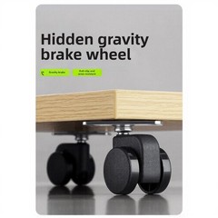 Swivel Casters with Brake – Cold Rolled Steel and Plastic Construction