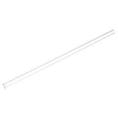 2pcs Clear Rigid Tubing Pipe 7mm ID x 11mm OD 305mm Plastic Tube