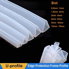 Edge Protection Frame Profile Slot 0.5mm~15mm Rubber Edging Trim Seal U-profile