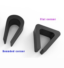 1mm-20mm RubberU Channel EdgingTrim Seal Strip Profile Edge Protector Slot