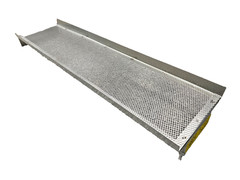 24 1/4″ x 2″ Galvanized Built-in Soffit Under Eave Louver Air Vent Mesh Screen