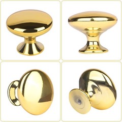 OctinPris Gold Drawer Knobs Polished Chrome Cabinet Hardware 4pack,