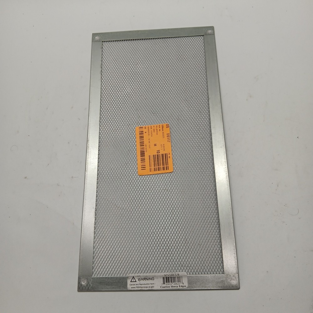 Construction Metal SCV168-1/8 16×8 FLT Screen Vent Easy Installation