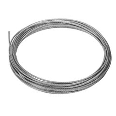 1/8″ (3mm) 33ft (10m) 304 Stainless Steel Cable Wire Rope 7 x 7 Strands