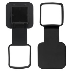2PCS Trailer Hitch Tube Cover 1.25” Rubber Plug Cap 1.25inch, 2pcs 1.25inch