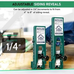 Siding Installation Tools, Siding Mounting Kit for Use with 5/16Inch Fiber Ce…
