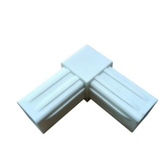 Plastic Three Way Tee Fittings 16pcs Compatible with For 20mm Square Tube