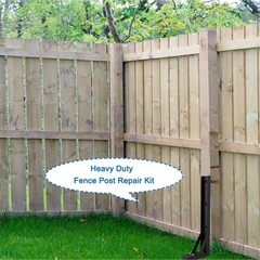 1PCS Fence Post Repair Kit Heavy Duty Fixer Anchor Ground Spike, Fence Post S…