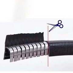 Rubber U Shape Car Door Edge Guard Molding Trim Rubber Edge Strip Seal Protector
