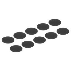 10 Pcs Non Slip Furniture Pads 100mm x 2mm, Adhesive Backed Rubber Feet