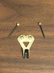 Brass Finish 12-Count Hangers N260-083 National Hardware V2532 (Holds 50 Lbs)