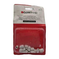 ClosetMaid #71016 Large & Small Shelf Caps White – 14 Pack – 1 pk