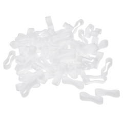 Silicone Rubber Bands Rings 100Pcs Non-slip 15mm Dia 0.7mm Thick 5mm Width