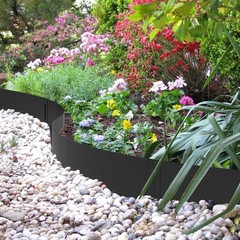 Galvanized Landscape Edging 6 Pack 40×6 Inch Black