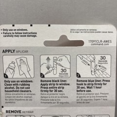 3M Command Outdoor Medium Clear Window Hooks, 17091CLR-AWES, 2-lb Hold {II}