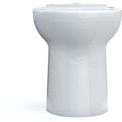 TOTO Drake Elongated Universal Height Tornado Flush Toilet Bowl with