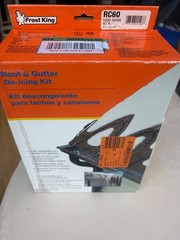 FROST KING ROOF & GUTTER DE-ICING KIT RC60 120V 300W 60FT NEW IN BOX
