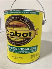New Cabot 1407 Deep Base 1 Gallon Semi-Solid Deck & Siding Stain