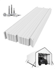 Roofing Panels 140 ft² 64.2” L x 19.7” W, 29 Ga. Galvanized Steel Metal Ribbed