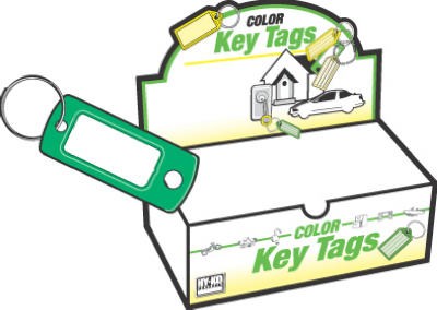 Key I.D. Tag, Split Ring, 200-Pk. – KB138-200