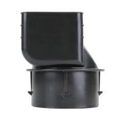 4 In. Singlewall X 4 In. X 3 In. Downspout Adapter
