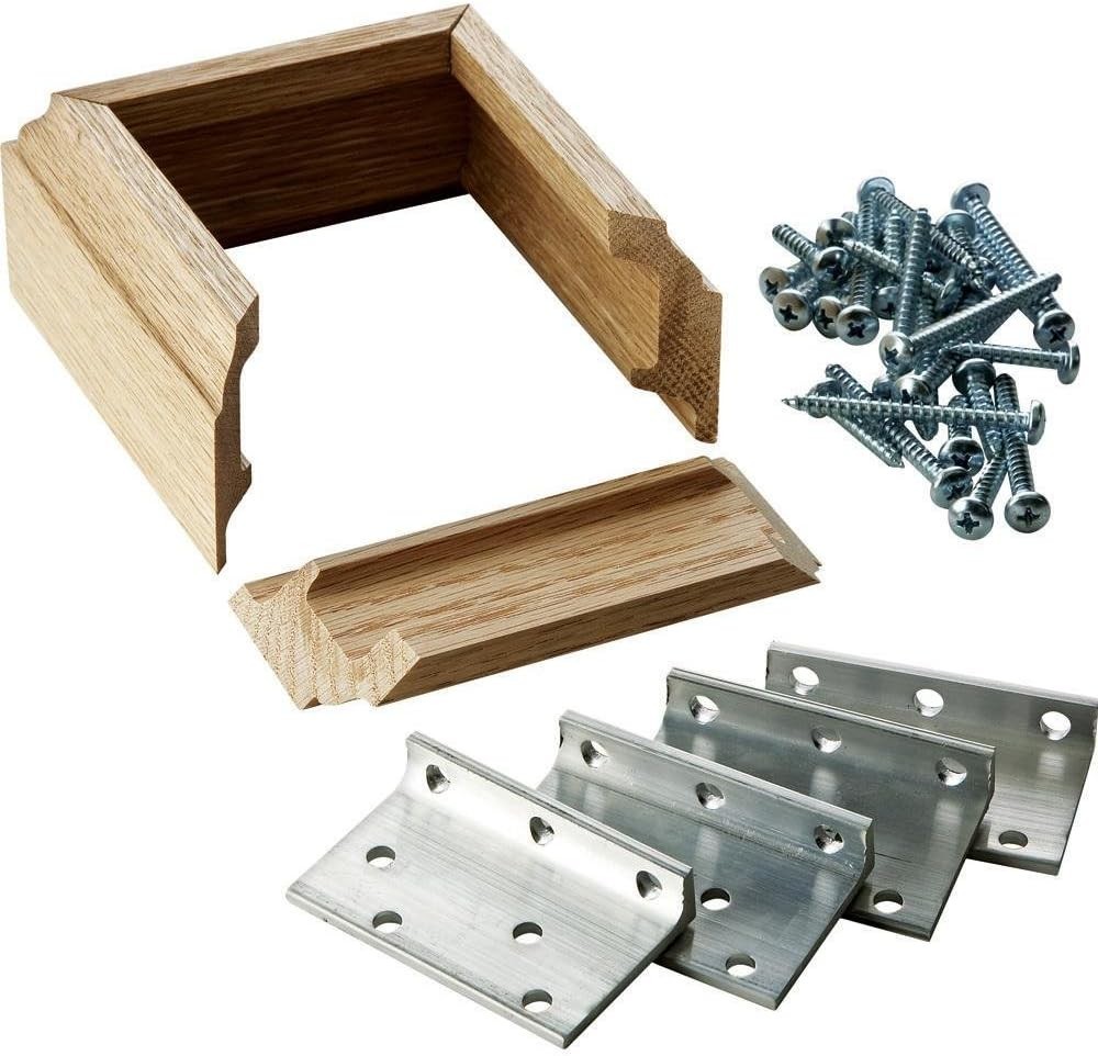 Universal Building Systems L-Bracket Post Fasteners, Alder 3 1/2″
