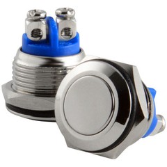 LOW Profile Stainless Steel DOORBELL Switch – Door BELL Momentary Push Button SW