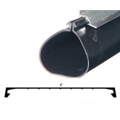 for Clopay Garage Door Bottom Seal 9′ L Black