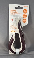 Slice Box Cutter, Ceramic 3-position Retractable Knife Tool, Brand New, Purple