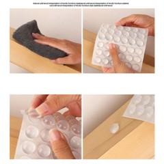 Self Adhesive Silicone Feet Bumper Stops Dampening Square Buffer Pads Cushions