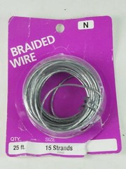 Midwest Fastener 15 Strands 25ft. Braided Wires 23552 738287235524 23552 23552