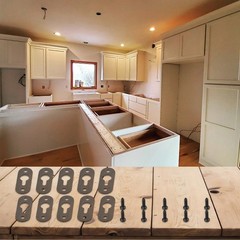 Reliable Keyhole Hanging Plates for Wall Decor Black Frames Fastener