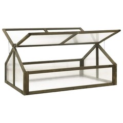 Greenhouse Outdoor Grow House Green House for Plant Growing Firwood vidaXL