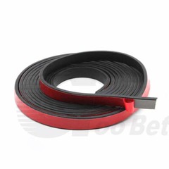 Self Adhesive Backed Solid Rubber Strip Roll Tape Sticky Seal Pads Various Sizes