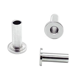 Fayevorite Stainless Steel Protective Sleeves for 1/8″ 5/32″ or 3/16″ Silver