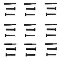 20 Pc T316 Black Oxide SS Invisible Receiver End Dome Swage 3/16″ Cable Rail