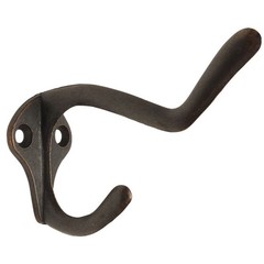 Designers Impressions Oil Rubbed Bronze Lite Duty Coat & Hat Hook: 57563