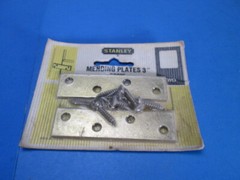 Vintage STANLEY Mending Plates CD995 – 3 in. **U PICK – BRASS OR ZINC** Lot of 4