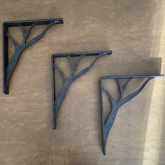 Willow Iron Countertop Corbel Set Of 3 Oil Rubbed Bronze 10” Deep 12” High