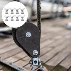 8pcs Wire Rope Cable Clips Stainless Steel Wire Rope Clamps Fasteners for 2-3mm