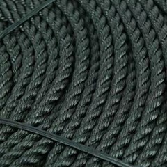 UV Resistant Black Polyethylene Rope for Outdoor and Indoor Use 8mm x 20m