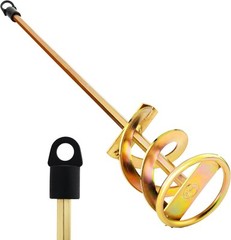 Paint Mixer for Drill, 1-5 Gallon Bucket, 5 (Large Head), Gold