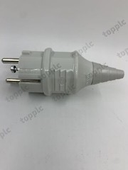 1PC NEW MENNEKES INDUSTRIAL PLUG SCHUKO TYP 10749 IP44 230V 16A 2PE