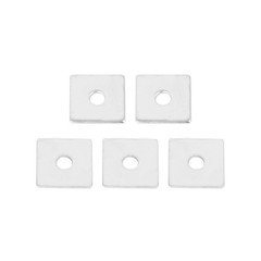 5Pack 20x20x1.5mm Stainless Steel Flat Washer for M6 Bolt Nut Square Gasket